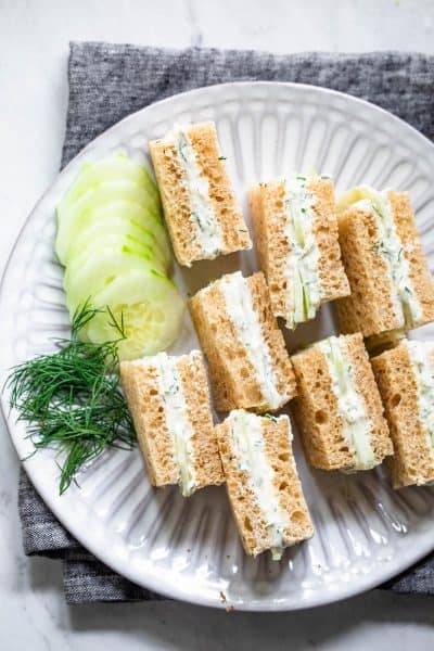 Cucumber Sandwiches - Feel Good Foodie