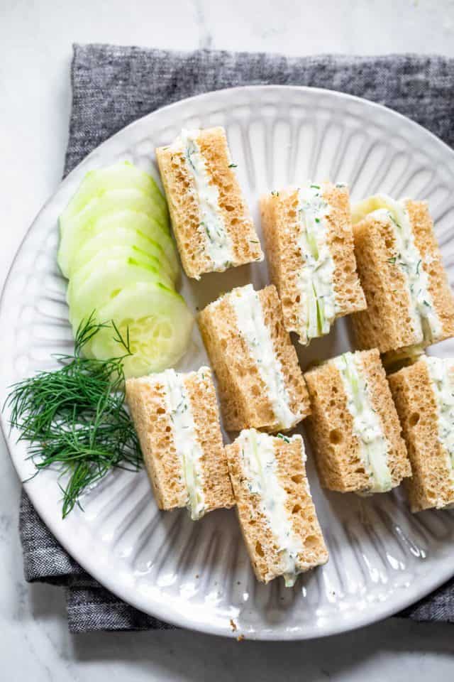 Cucumber Sandwiches Feel Good Foodie