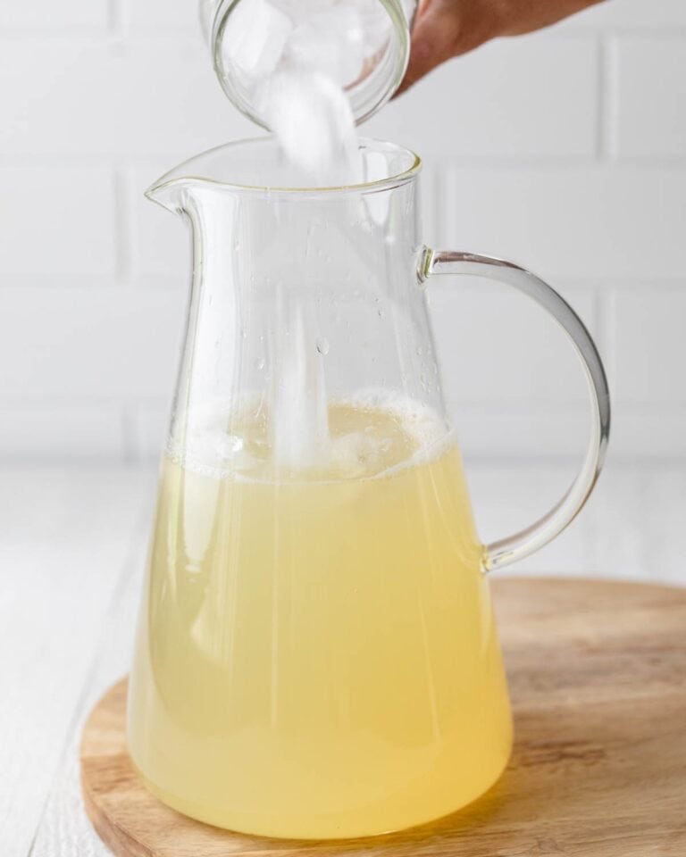 Homemade Lemonade Recipe {3 Ingredients Not Too Sour or Sweet}