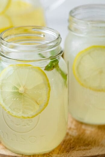 Homemade Lemonade.