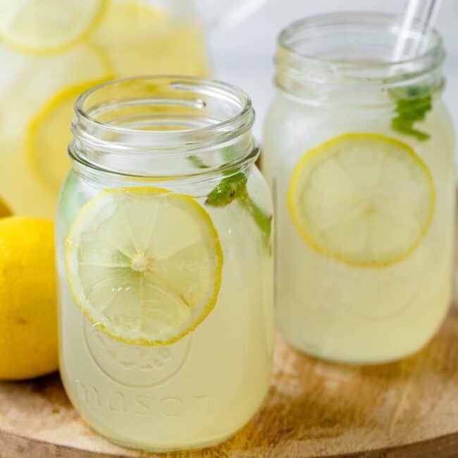 Homemade Lemonade.
