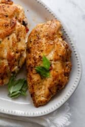 Mediterranean Stuffed Chicken - Feel Good Foodie