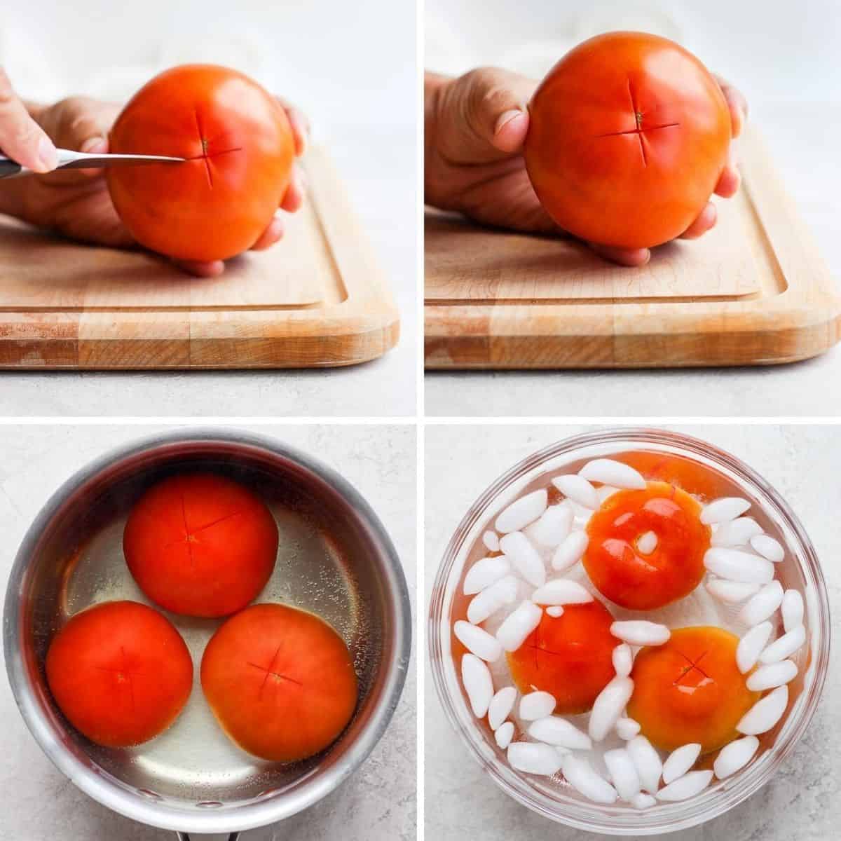 How to Peel a Tomato [StepbyStep Tutorial} Feel Good Foodie