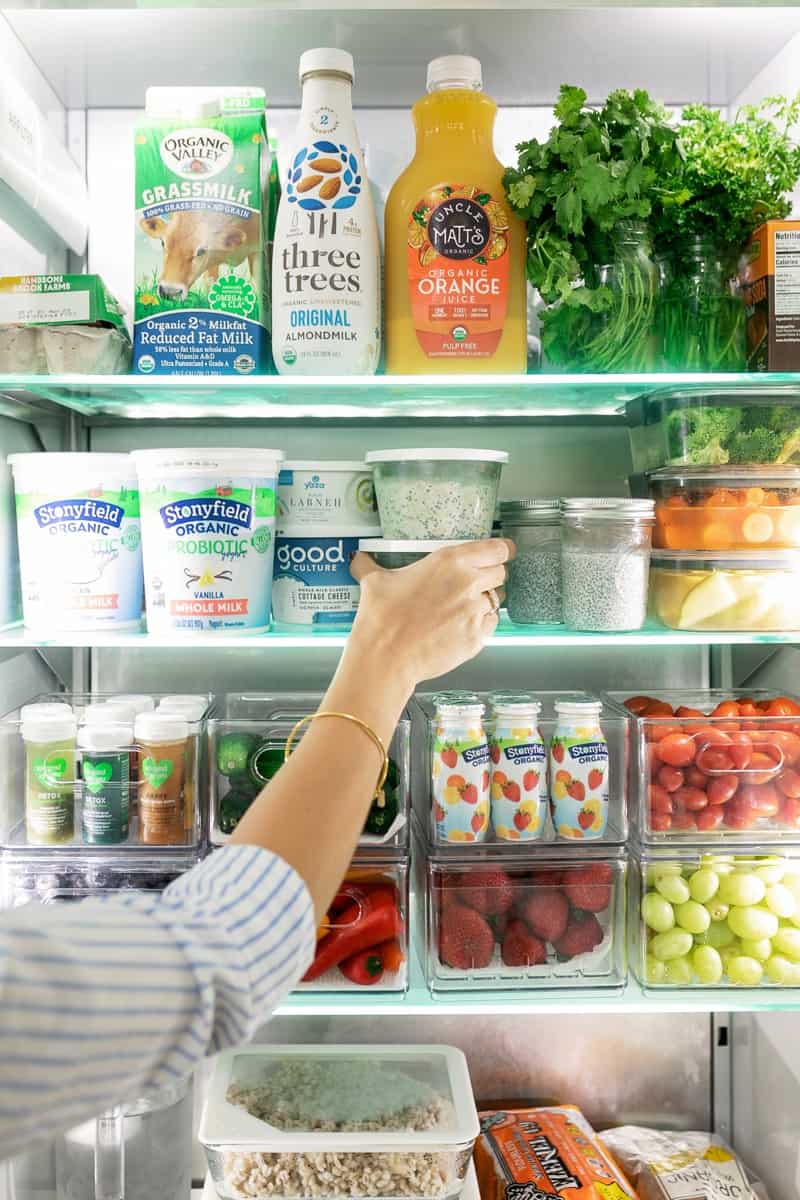 How to Organize Your Fridge {Guide + Tips} - FeelGoodFoodie