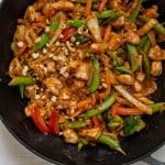 Thai Peanut Chicken Stir Fry {One Pan!{ | FeelGoodFoodie