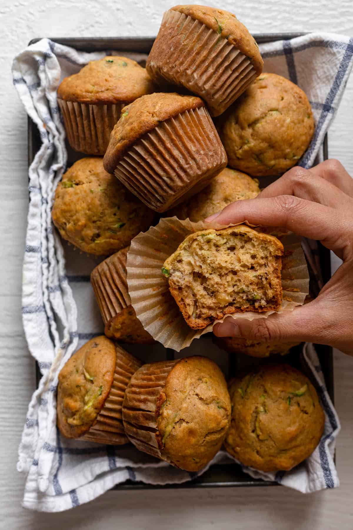 Zucchini Bread Muffins {Healthy & Easy!} - Feel Good Foodie