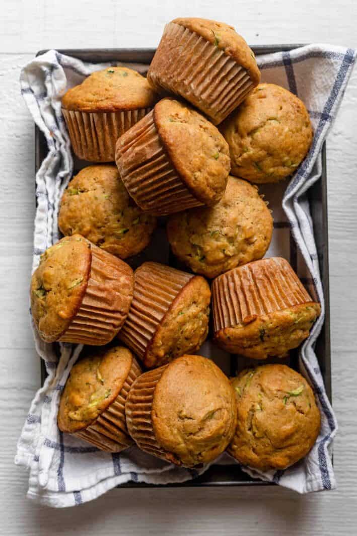 Zucchini Bread Muffins {Healthy & Easy!} - Feel Good Foodie