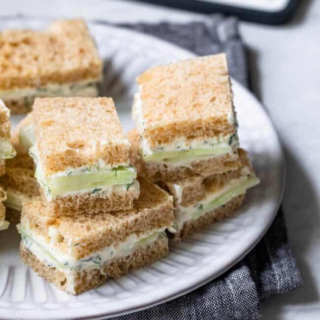 Cucumber Sandwiches.