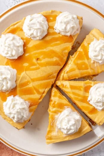 No Bake Pumpkin Cheesecake.