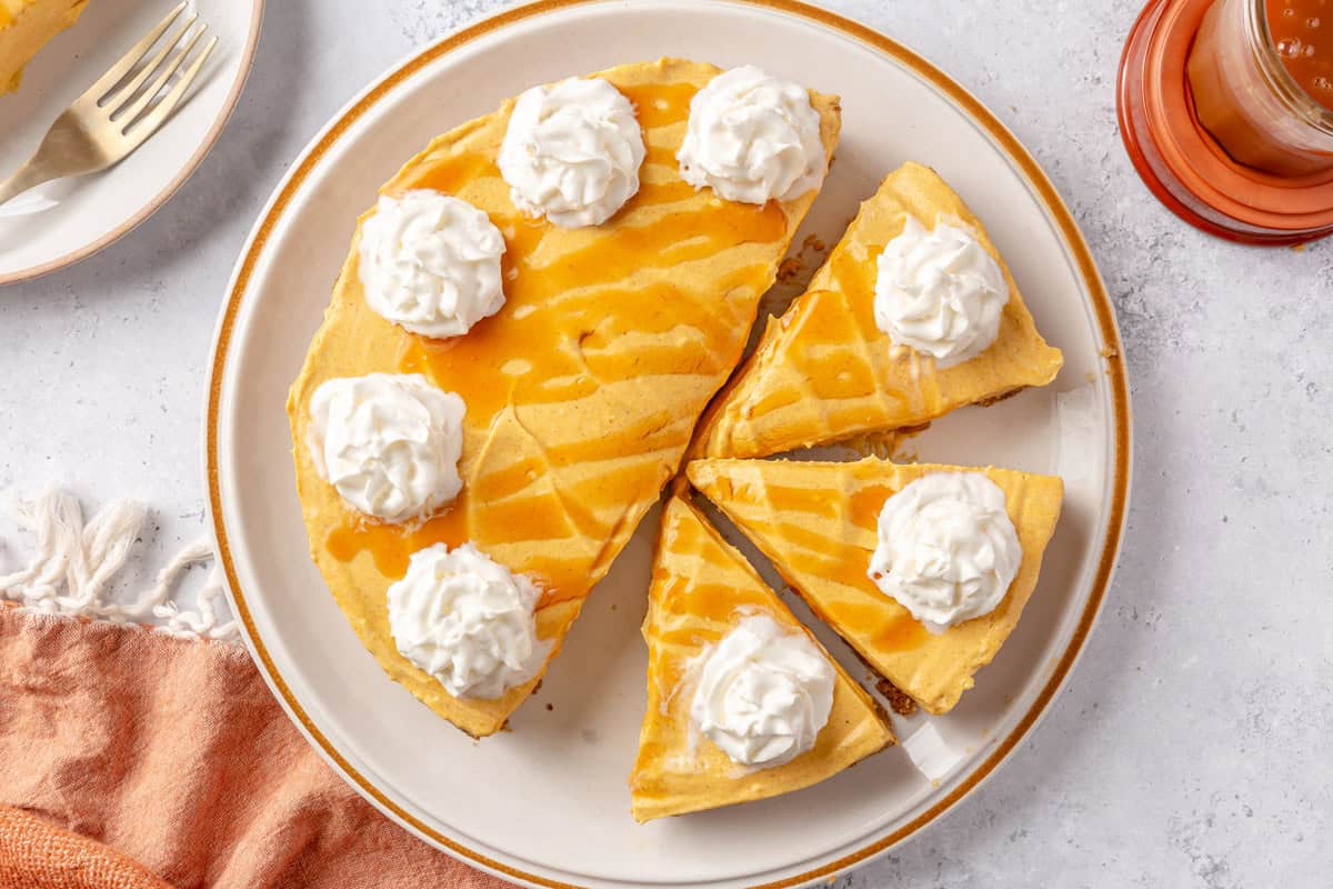 No Bake Pumpkin Cheesecake.