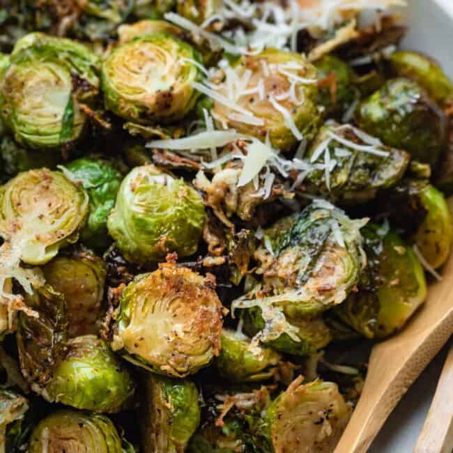 Parmesan Brussels Sprouts.