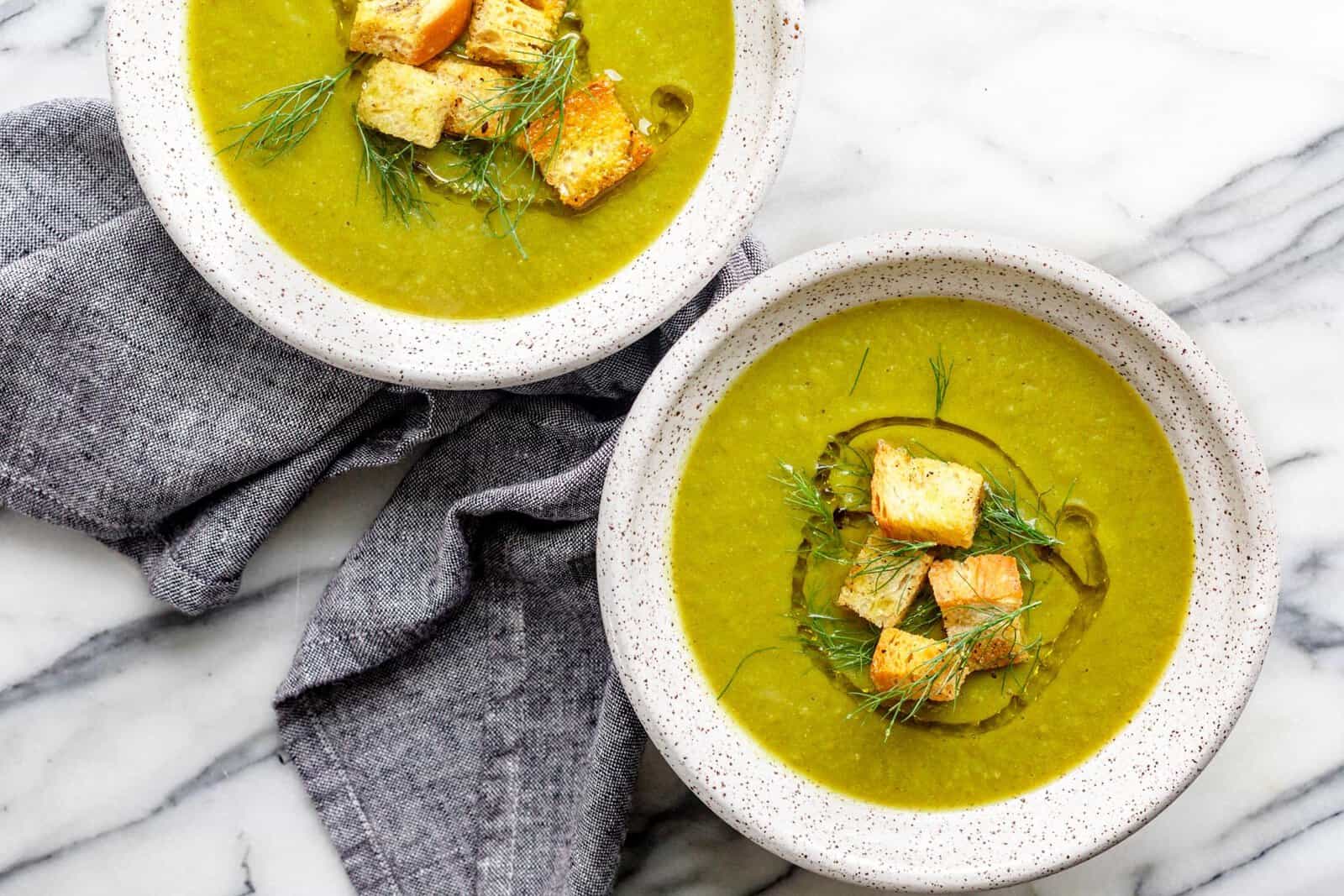 Vegan Broccoli Soup.