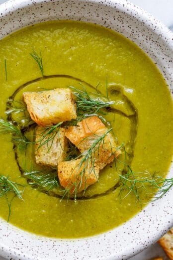 Vegan Broccoli Soup.