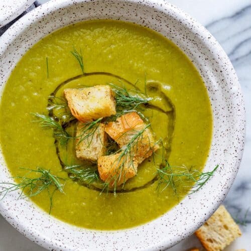 Vegan Broccoli Soup.