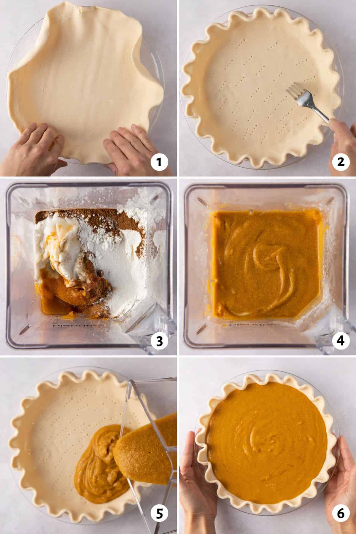 3 photo collage of steps to make the recipe
