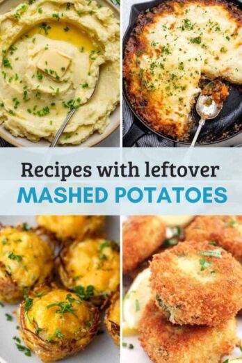 Recipe round up for what to do with leftover mashed potatoes