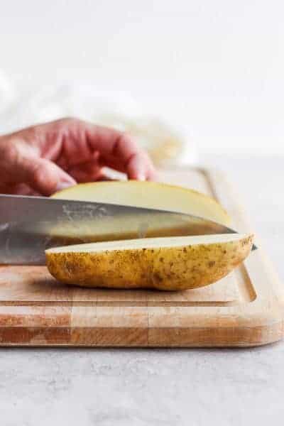 How To Cut Potatoes {Step-by-Step Tutorial} | FeelGoodFoodie