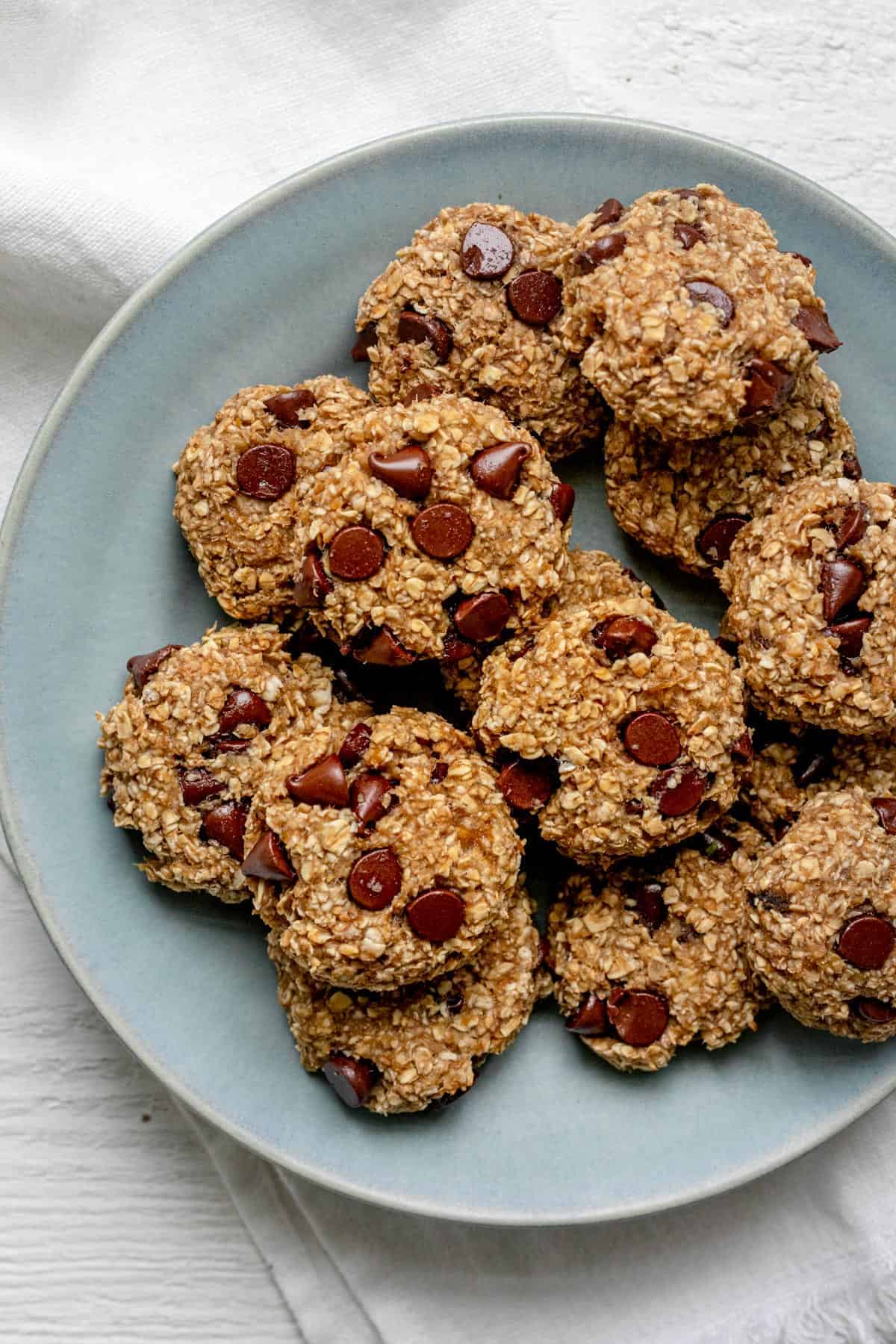 Banana Chocolate Chip Oatmeal Cookies - Your Cup of Cake