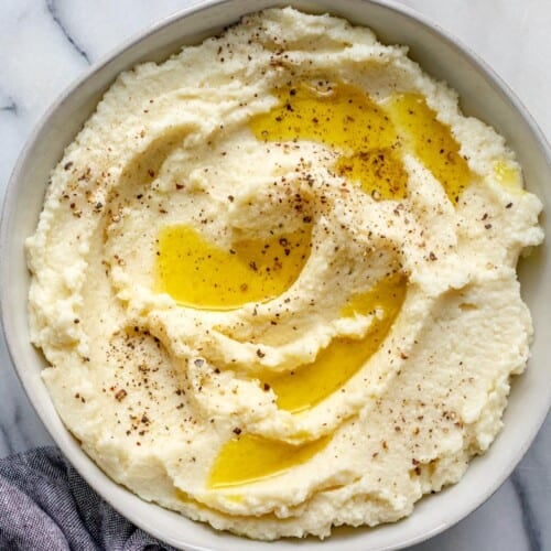Cauliflower Mashed Potatoes.