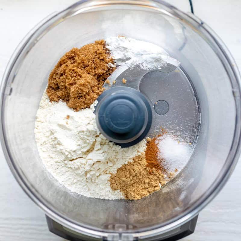 Dry ingredients before mixing.