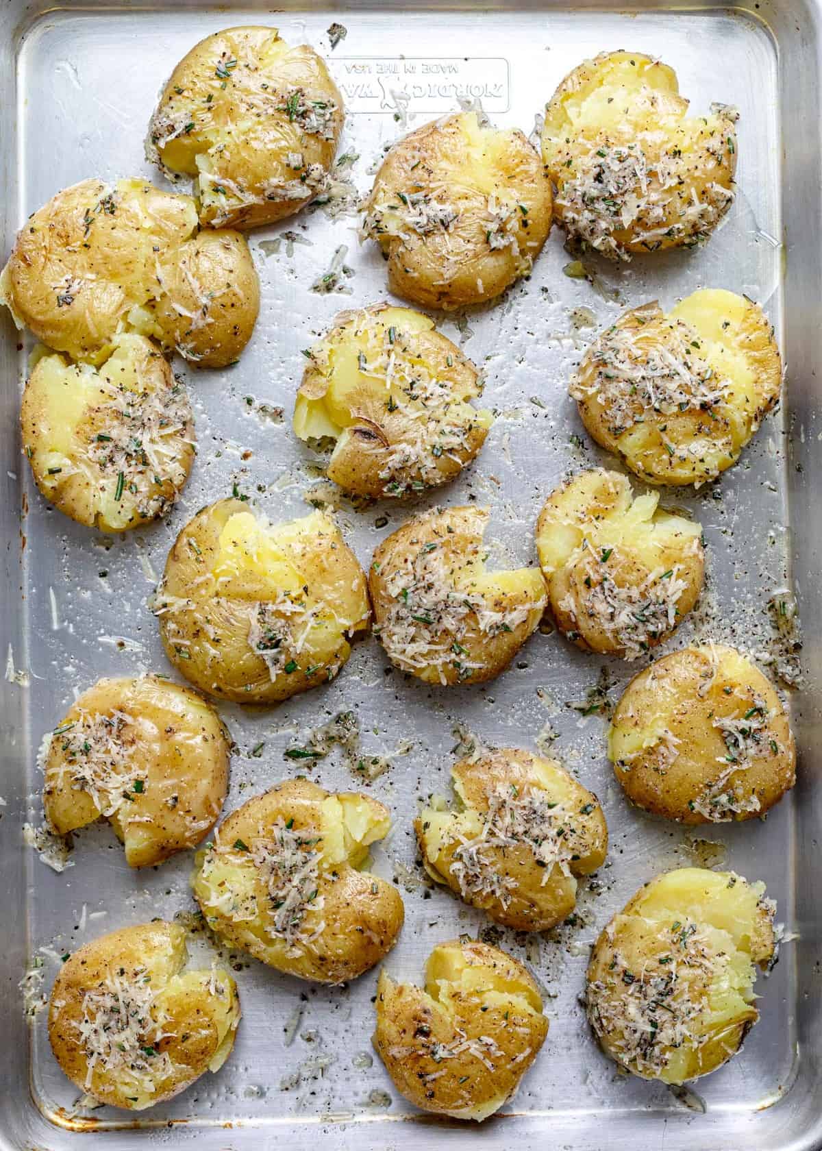 After smashing the potatoes.