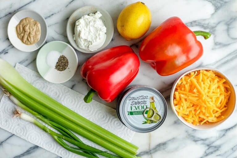 Tuna Melt Stuffed Bell Peppers Feel Good Foodie