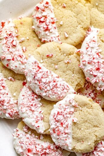 Peppermint Sugar Cookies.