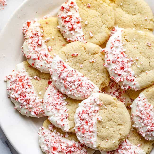 Peppermint Sugar Cookies.