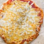 Cheesy homemade pizza dough