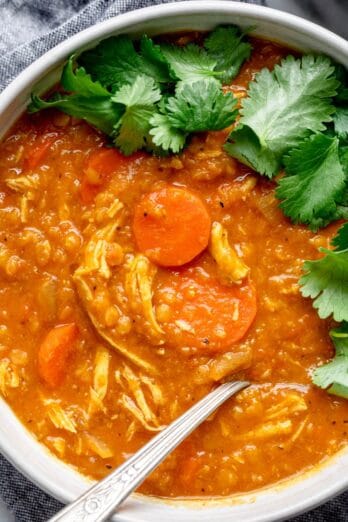 Red Lentil Chicken Soup.