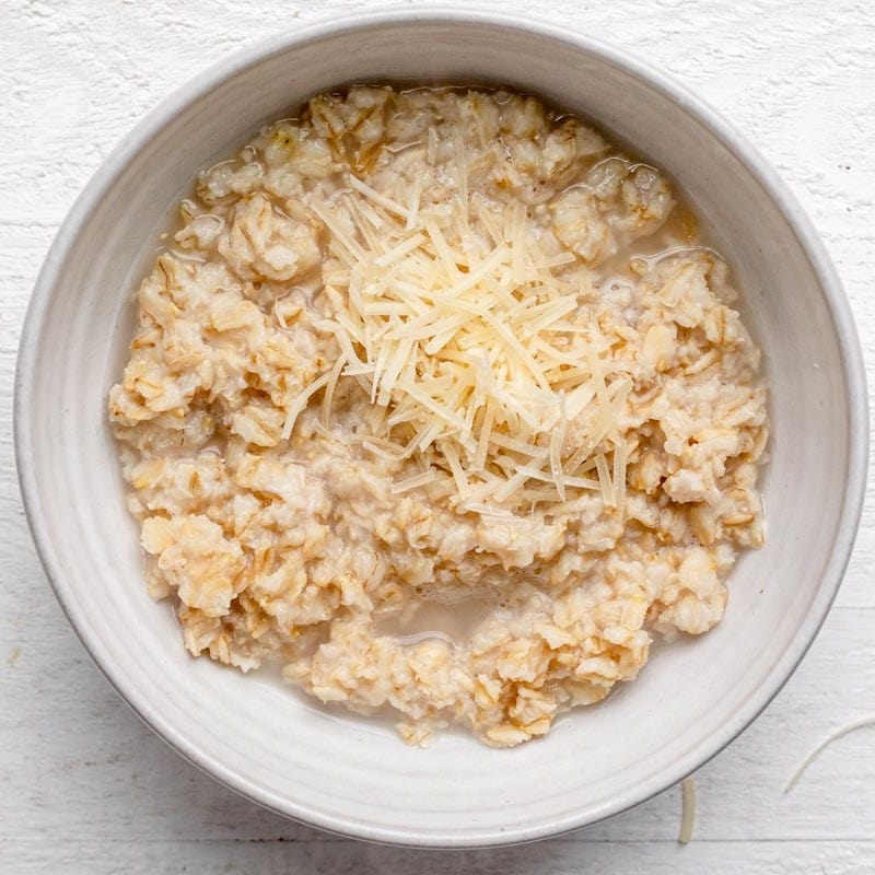 Cheese added on top.