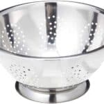 ExcelSteel Heavy Duty Handles and Self-draining Solid Ring Base Stainless Steel Colander