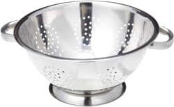 ExcelSteel Heavy Duty Handles and Self-draining Solid Ring Base Stainless Steel Colander