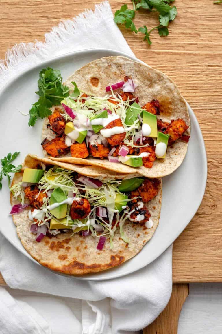 Tempeh Tacos {Easy Plant-Based Recipe} | FeelGoodFoodie