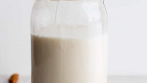 How to Make Almond Milk {2 Ingredients} - FeelGoodFoodie