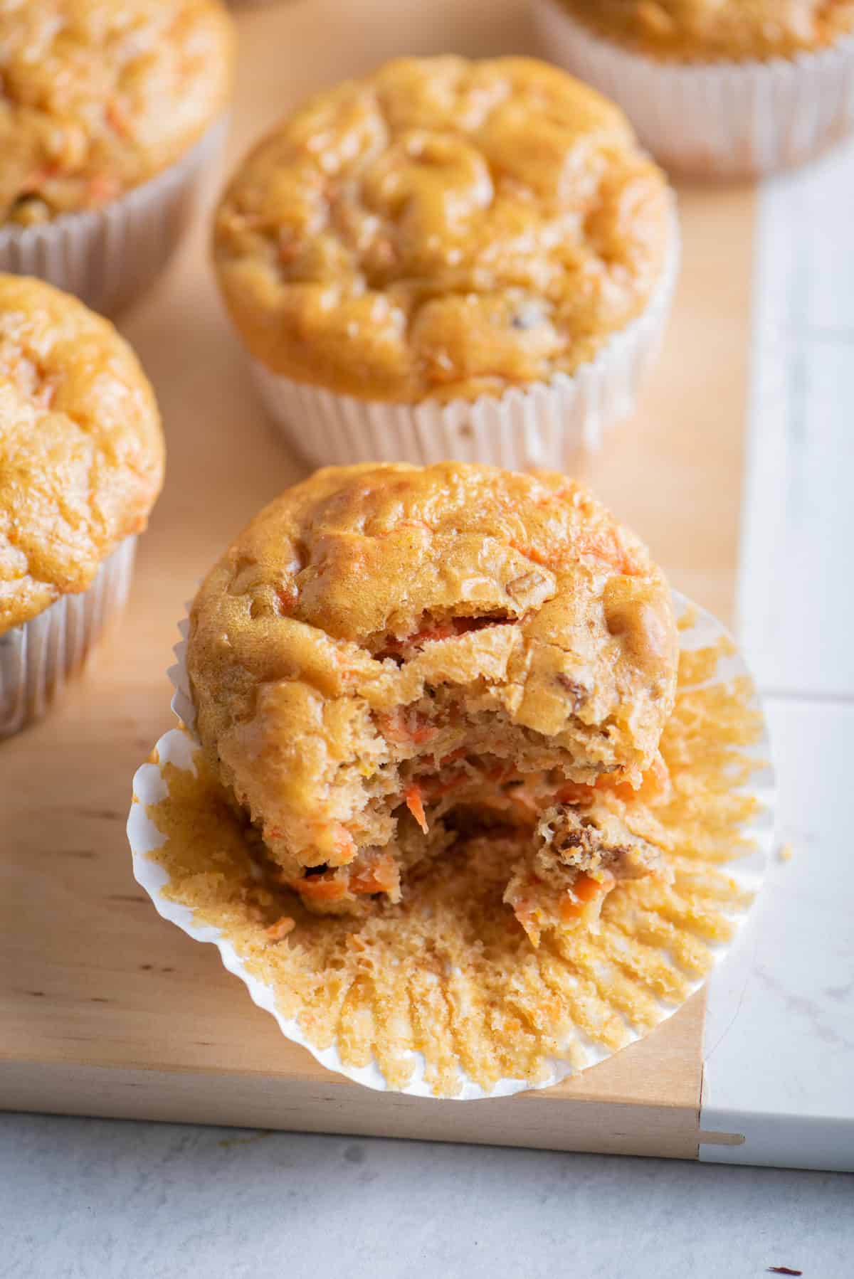 Carrot Cake Muffins {Easy Recipe} | FeelGoodFoodie