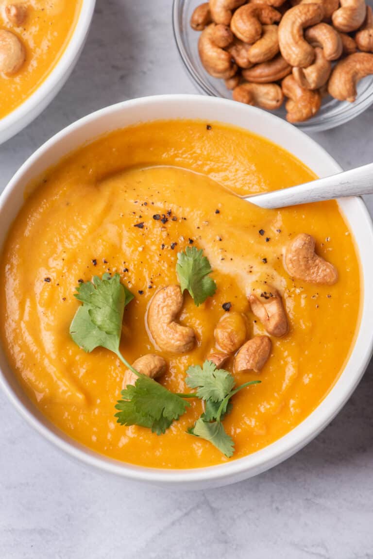 Sweet Potato Soup {Easy One Pot Recipe} FeelGoodFoodie