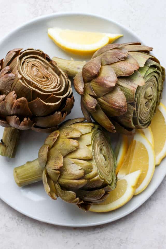 How To Cook An Artichoke Steaming Boiling Feel Good Foodie   How To Cook An Artichoke 11 640x960 