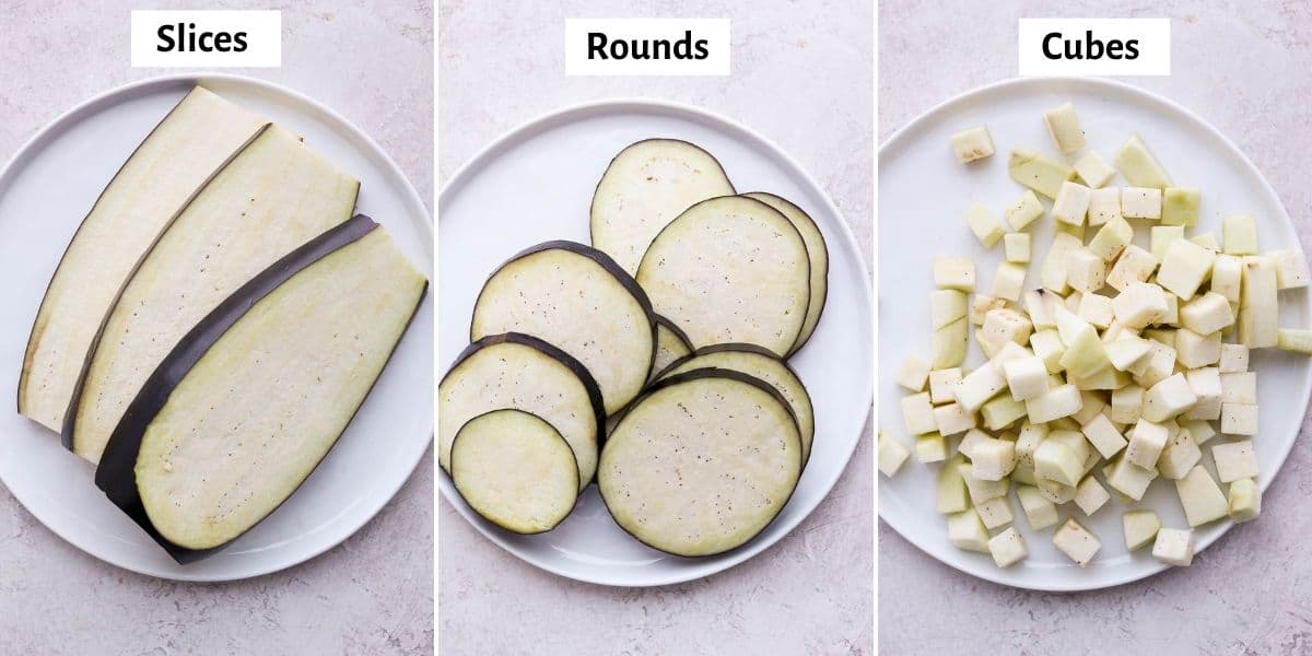 How to Cut Eggplant {Step-by-Step Tutorial} - FeelGoodFoodie