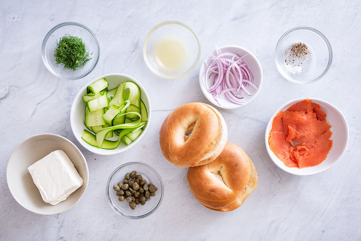 Smoked Salmon Bagel Sandwich - Simply Scratch