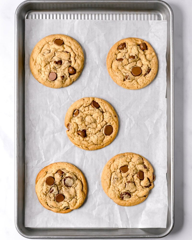 After baking.