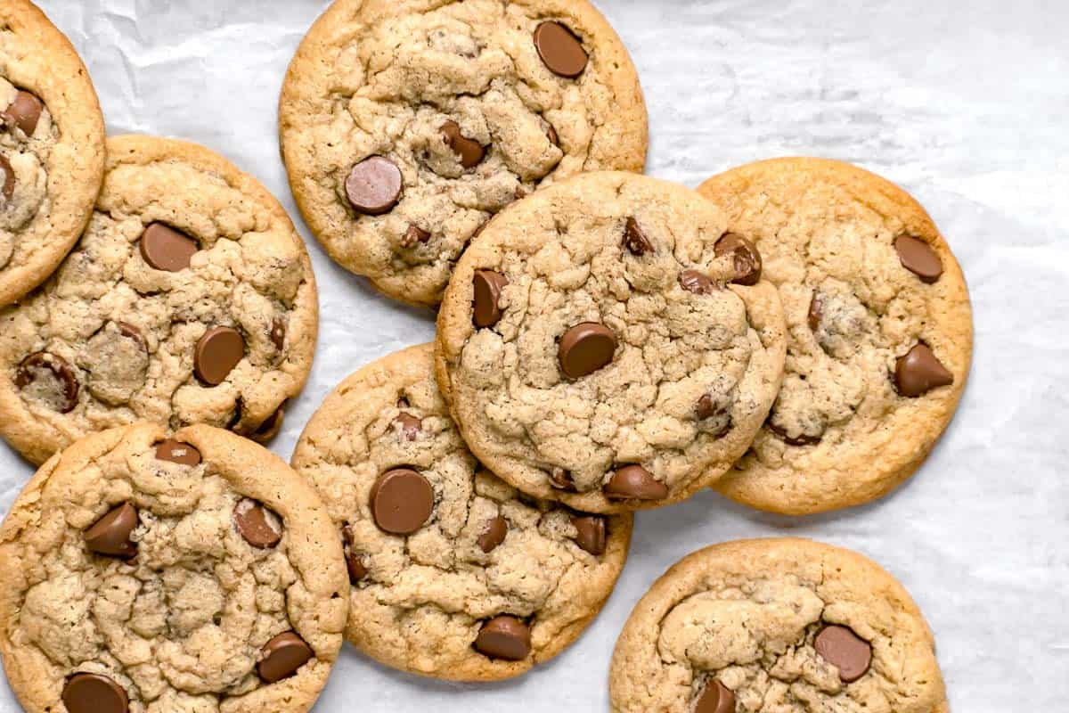 Tahini Chocolate Chip Cookies.