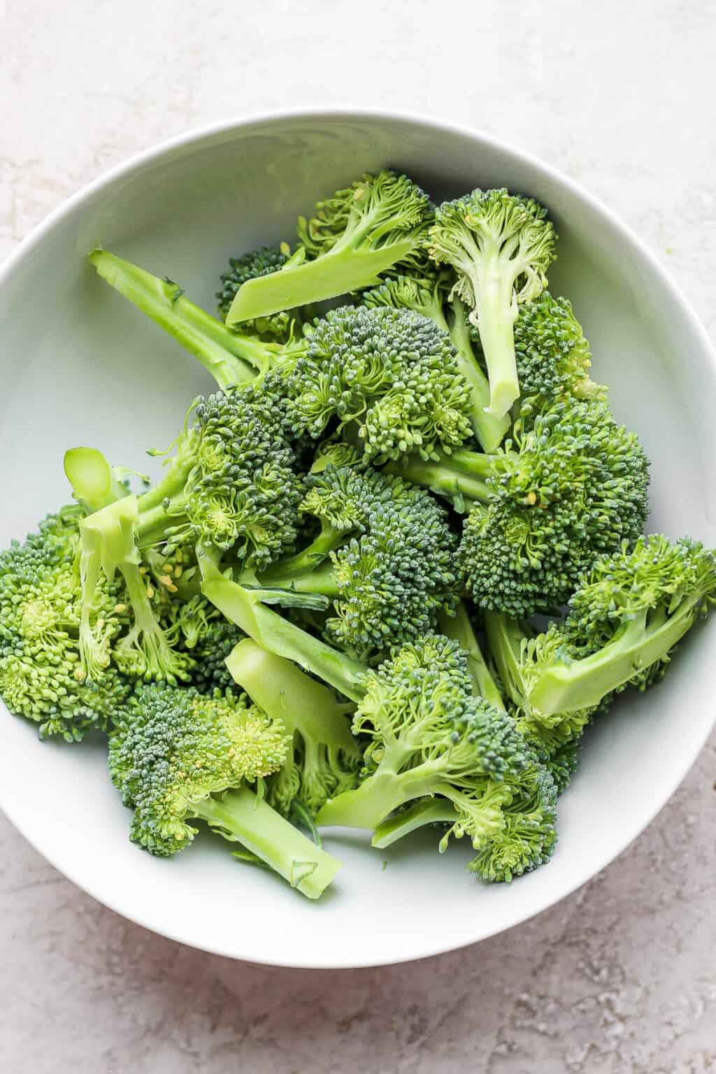 How to Cut Broccoli [Step-by-Step Tutorial} - FeelGoodFoodie