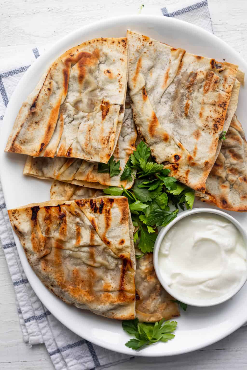 Meat Stuffed Pitas {Lebanese Arayes} - Feel Good Foodie