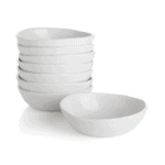 Mercer 5" Mini White Porcelain Bowls