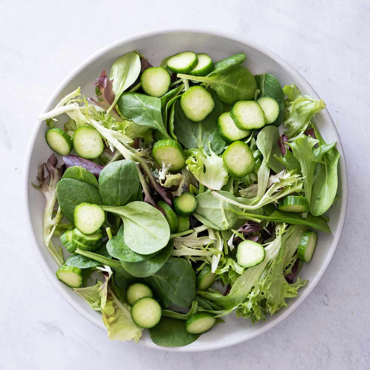 Add the cucumbers.