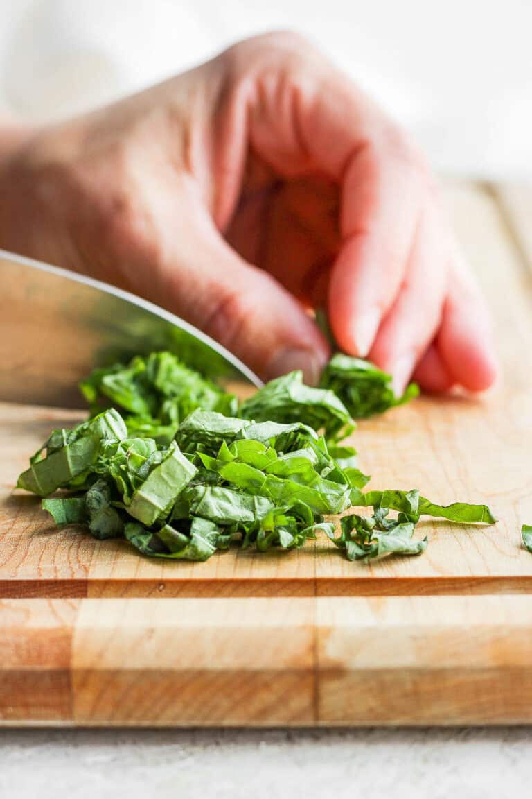 How To Cut Up Fresh Basil at mitzisperry blog