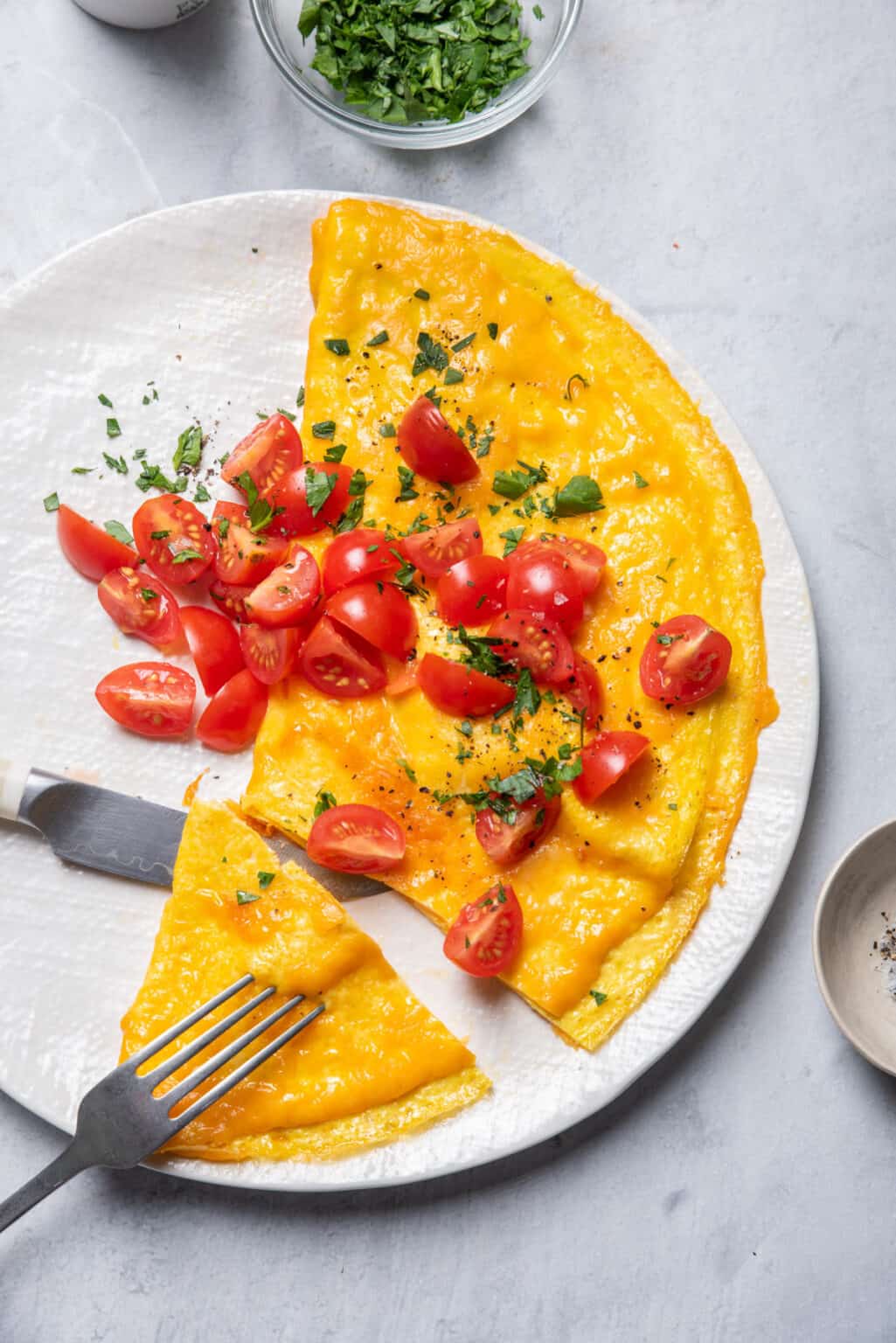 Inside Out Omelette Viral TikTok Recipe | FeelGoodFoodie