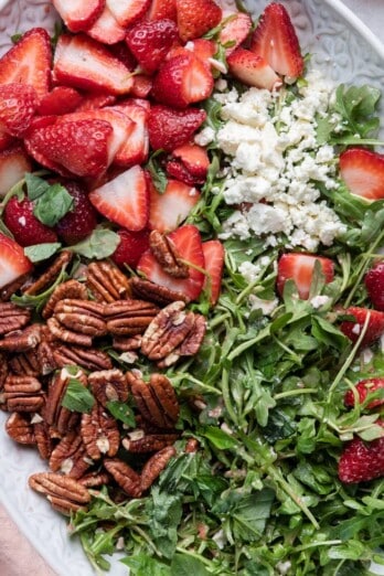 Strawberry Arugula Salad.