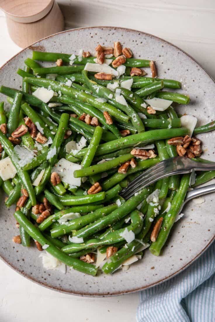 Green Bean Salad {with Honey Mustard Dressing} - Feel Good Foodie